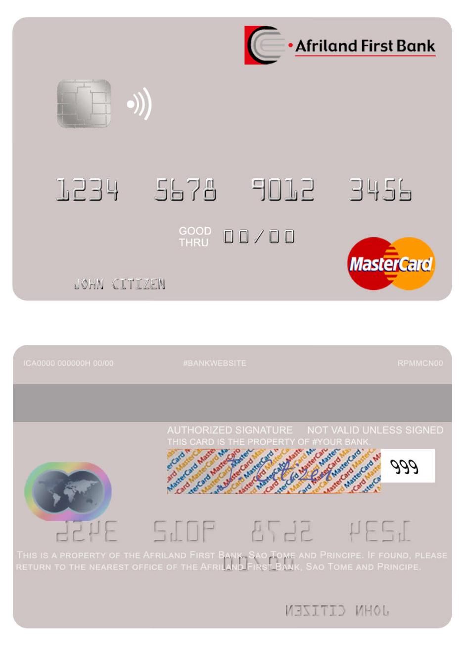 Sao Tome and Principe Afriland First Bank mastercard